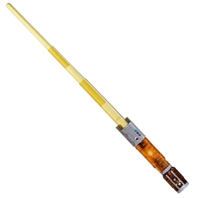 Image de STAR WARS sabre laser Forge Kyber Core Jedi Knight Yord Fandar, électronique jaune sous licence officielle, jouets pour garçons et filles de 4 ans plus