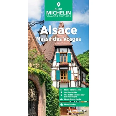 Image de Guide Vert Alsace Massif des Vosges Livre d’occasion Correct