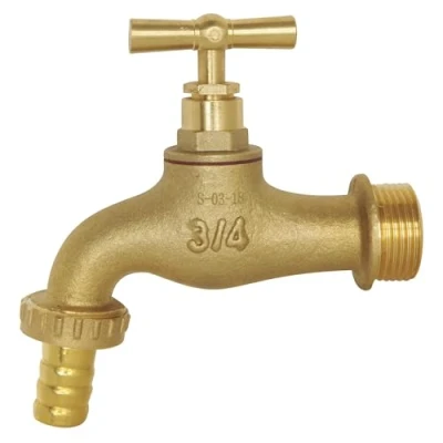 Image de Robinet d&#039;arrosage à potence laiton GARIS arrivée Ø 3/4&quot; sortie tête