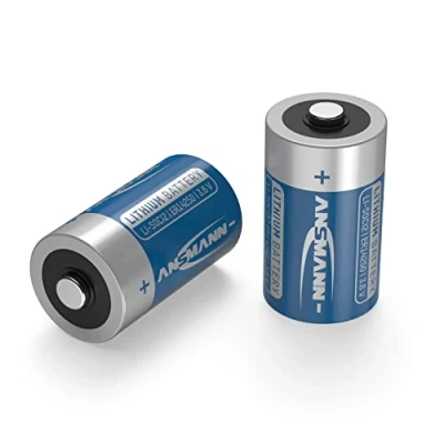 Image de ANSMANN Pile Lithium Thionyl Chloride ER14250 (1 PCE) LiSOCl2 Industrielle pour Instruments de Mesure, compteurs d&#039;électricité, systèmes d&#039;alarme, etc. puissante 3,6V 1200 mAh