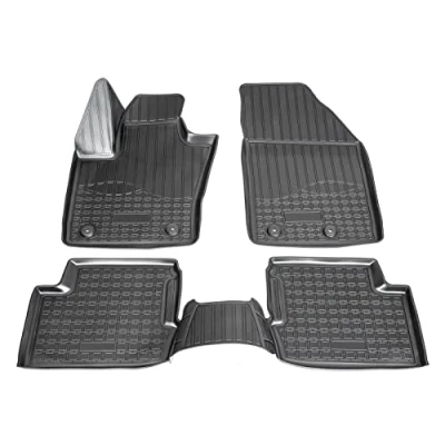 Image de Recambo Tapis de sol en caoutchouc 3D qualité supérieure pour Fiat 500X à partir 2014 Ajustement parfait avec bordure
