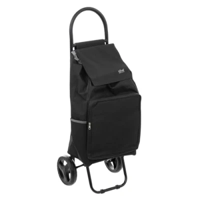 Image de Five Chariot de Courses 2 Roues en Métal Noir Nomade H 95 cm