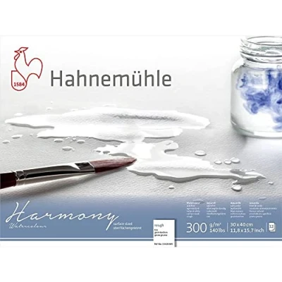 Image de Hahnemuhle Harmony Watercolour Block,12 sheets, 30x40cm ROUGH