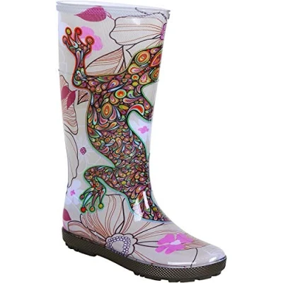 Image de Demar bottes en caoutchouc de pluie Hawai Lady Exclusive multicolore Salamandra,40 EU