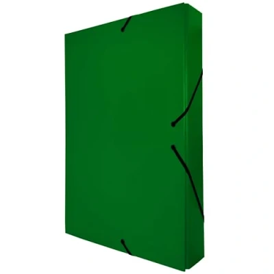 Image de RAYLU PAPER classeur de projet mat format A4 avec dos 5 cm, en carton robuste et fermeture caoutchouc pour projets scolaires ou bureau, taille 34 x 24 cm (Vert)