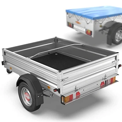 Image de Tarpofix® Arceaux de bâche pour remorque plate 100 145cm (1 4x) retenue universellement adaptables en aluminium durables