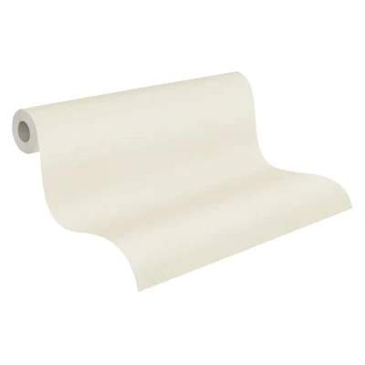 Image de A.S. Création Papier Peints Uni Cuba intissé 10,05m x 0,53m Beige Fabriqué en Allemagne 306881 30688 1
