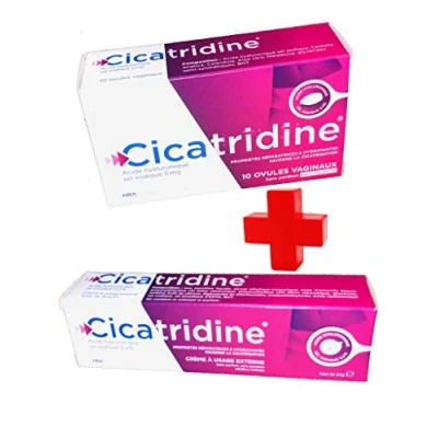 Image de Cicatridine Acide Hyaluronique Crème usage externe 30 g + Ovules 10 ov.