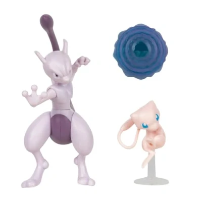 Image de Pokémon Figurine Jouet 2 Pack Mew &amp; Mewtwo 5 10 cm Nouveau Officielle