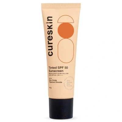 Image de Cureskin Crème solaire minérale mate teintée SPF 50 PA++++ Protection à large spectre (UVA/UVB/IR) avec dioxyde de titane, g (lot 1)