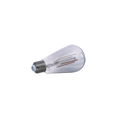 Image de LUUMR Smart LED Filament E27 ST64 gris fumé 4,9W Tuya WLAN