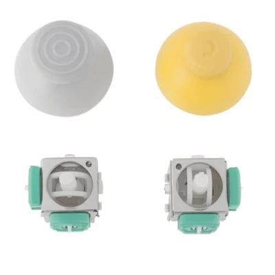 Image de VGOL Lot de 2 manettes analogiques compatibles avec Nintendo GameCube Joystick Cap 22 x 19,1 mm 3D Controller Rocker Thumbsticks