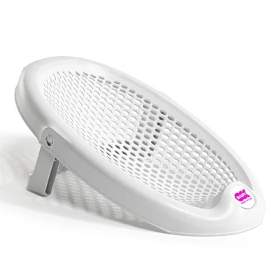 Image de OKBABY Jelly Transat de Bain Pliant, Doux et Confortable pour le des Nouveaux nés 0 8 Mois (8 kg) Blanc