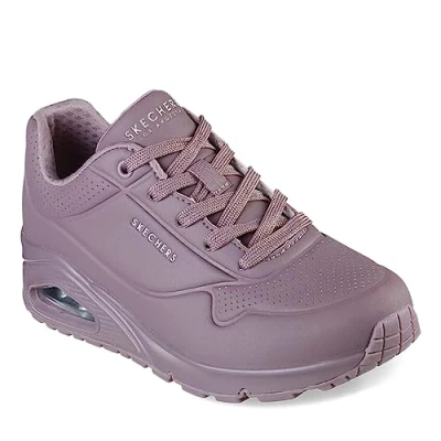 Image de Skechers Sport UNO Baskets basses, Femme, Taille: 35, Dark mauve Matière synthétique