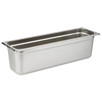 Image de APS 81806 Récipient GN 2/4, acier inoxydable gastronorme, dimensions 160 x 530 mm/hauteur 150 mm/volume 8,7 litres