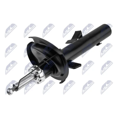 Image de NTY A FR 034 Amortisseur Essieu avant droit Pression de gaz Système bitube Jambe suspension Goujon en haut, Collier bas
