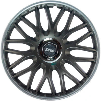Image de J TEC Orden SR J14584 Enjoliveurs 14Pouces gris/argenté, chrome