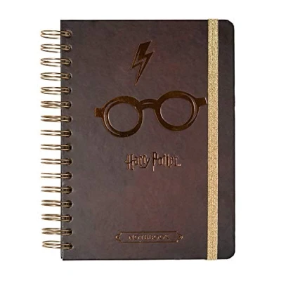 Image de Grupo Erik Bullet Journal Pointillé Harry Potter Carnet de Notes A5 Notebook Agenda Spirale Lunettes