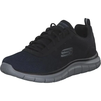 Image de Skechers Homme Track RIPKENT Baskets, Navy Mesh/Black Trim, 42.5 EU