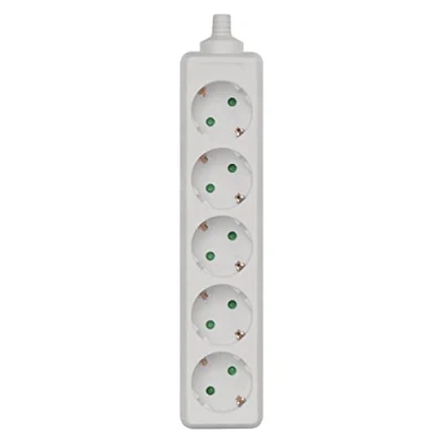 Image de EMOS bloc multiprise 5 voies SCHUKO sans câble, avec sécurité enfant, pour usage intérieur, de rechange interrupteur