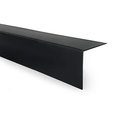 Image de Quest Cornière PVC 20x10mm, autoadhésive, protection d&#039;angles et de bords, rigide noir, 150cm