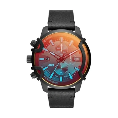 Image de Diesel Griffed Montre à aiguilles, Homme, Taille: One Size, Black