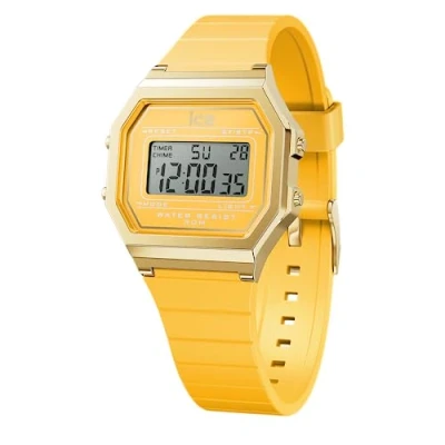 Image de Ice Watch Retro Montre à affichage digital, Femme, Taille: One Size, Light pineapple