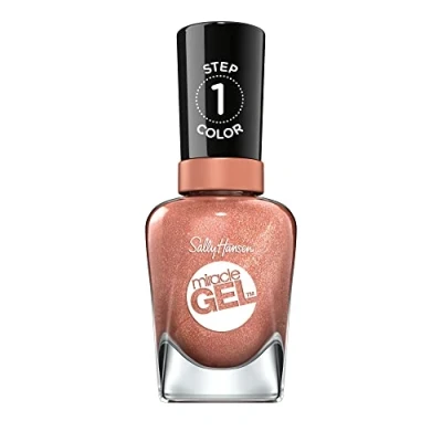 Image de Sally Hansen Vernis à ongles Miracle Gel Effet longue tenue Sans lampe UV Facile enlever 660 Terra Coppa 14,7 ml