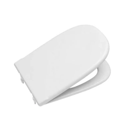 Image de Roca Siège de toilette rechange Dama Old Design avec charnière à barre standard A801327004, blanc