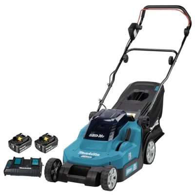 Image de Tondeuse à gazon 36V LXT 900W (4x3,0 Ah) largeur de coupe 38 cm MAKITA DLM382PF4