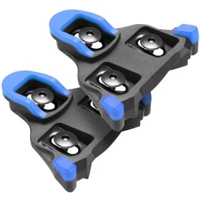 Image de cyclingcolors cale vélo Chaussure Compatible avec Shimano SPD SL Bleu 2 antidérapant