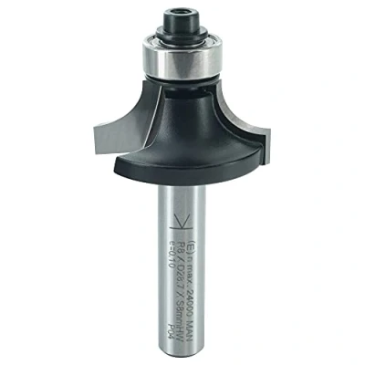 Image de ENT 14292 Fraise à arrondir Carbure, Queue (S) 8 mm, Diamètre (D) 28,6 NL 12,7 R SL 32 avec roulement