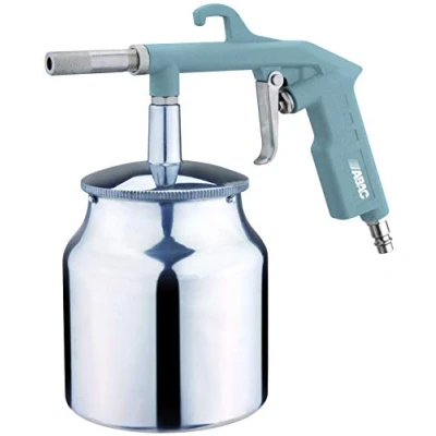 Image de ABAC Pistolet de Sablage pour Compresseur G 560A, avec Réservoir Sable 1L, Buse 6 mm, Pression Max. 8 Bar