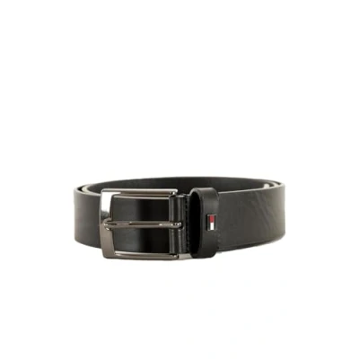 Image de Tommy Hilfiger Men&#039;s ADAN New Leather 3.5 EXT Fixed Belt, Black, 80