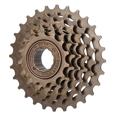 Image de Boaby Cassette de vélo à 6 Vitesses, Roue Libre en Acier Inoxydable 14 28T VTT pour Montagne, Remplacement du Volant d&#039;inertie pignon Vitesses