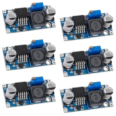Image de Tunejoy DC Convertisseur Abaisseur Buck Converter 3,2 40V à 1,25 35V Alimentation Réglable Module Régulateur Adaptateur 6 Pièces
