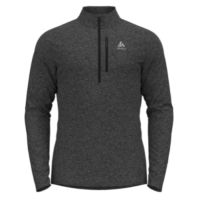Image de ODLO Tencia Tshirt à manches longues, Homme, Taille: 46/48, Dark grey melange