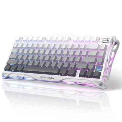 Image de GravaStar Mercury K1 Clavier de jeu (dégradé blanc)