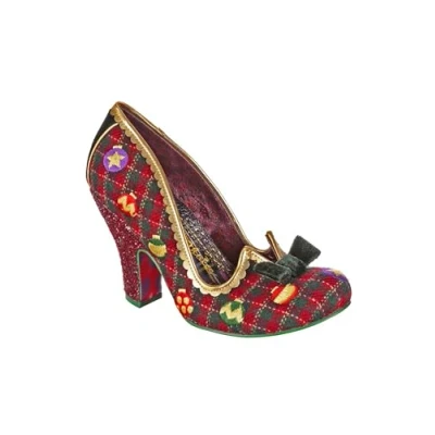 Image de Irregular Choice Femme Boule Boo Escarpins, Rouge, 37 EU