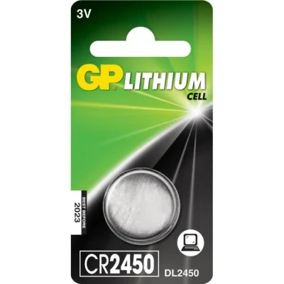 Image de Piles bouton Lithium CR2450 blister de 1 pile