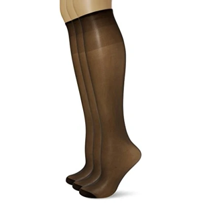 Image de DIM Mi Bas Femme Sublim Voile Brillant Bord Invisible 15D x2, Noir, Taille unique