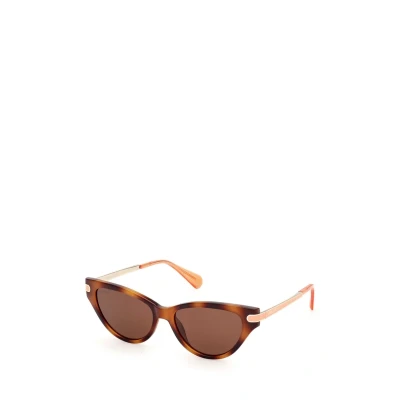 Image de MAX&amp;Co. Iniettato Lunettes de soleil, Femme, Taille: One Size, Avana scuro marrone