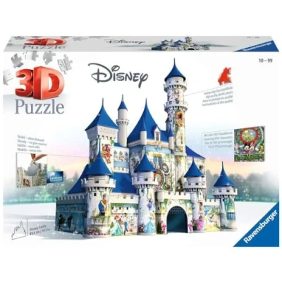 Image de Puzzle 3D Château Disney Ravensburger 216 pièces Sans colle A partir de 12 ans