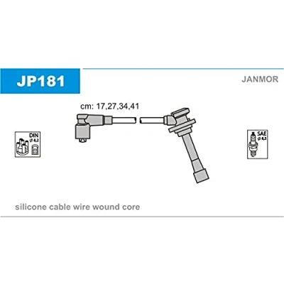 Image de JANMOR JP181 Jeu De Fils d&#039;Allumage KIA: Rio I Berline, Break, CARENS 2