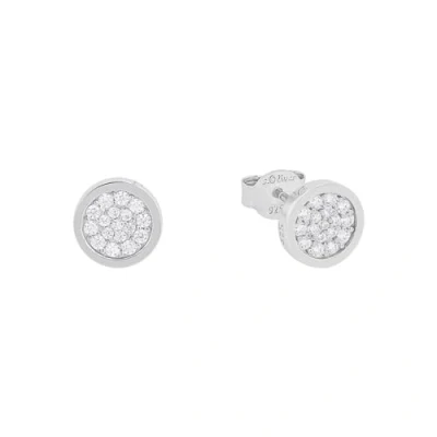 Image de s.Oliver boucles d&#039;oreilles clous pour femme en argent sterling 925, avec zircone synthétique, 0,8 cm, argent, livrées dans une boîte cadeau, 9079155