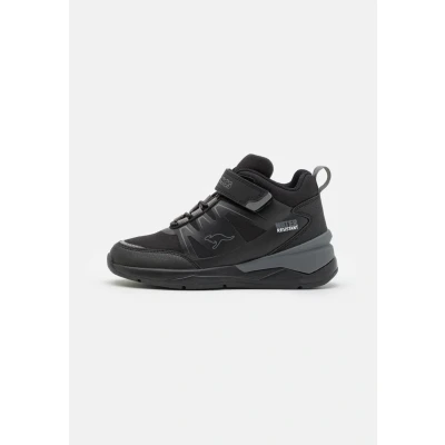 Image de Kangaroos Kdturn MID Baskets montantes pour enfants, Taille: 38, Jet black/steel grey Matière synthétique / textile