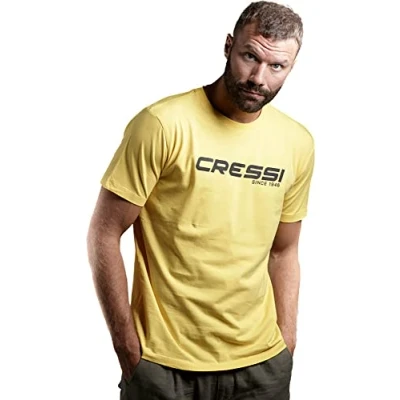 Image de Cressi T Shirt, Man, Jaune Noir, L