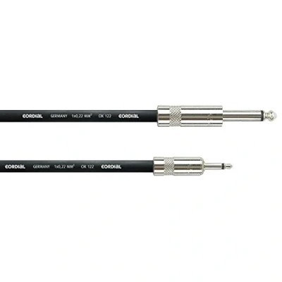 Image de CORDIAL CABLES Câble patch modulaire jack/minijack mono 1 m CÂBLES AUDIO Select Mini jack
