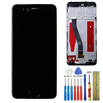 Image de E YIIVIIL Écran LCD de rechange pour Huawei P10 VTR AL00 TL00 L09 / L29 tactile Digitizer Assembly Verre Noir + Cadre