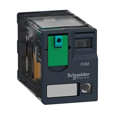 Image de Schneider Electric Harmony Relay RXM Relais Miniature embrochab Test+Del 4OF 12A 24VDC RXM4AB2BD